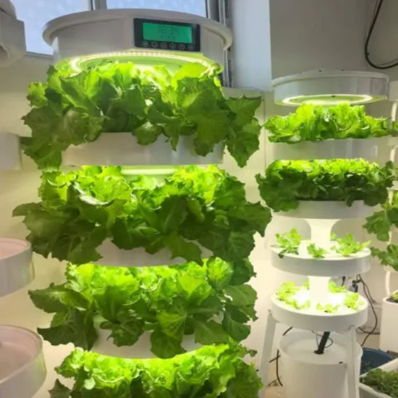 HF2-Round 4-Layers Round Hydroponic Planter