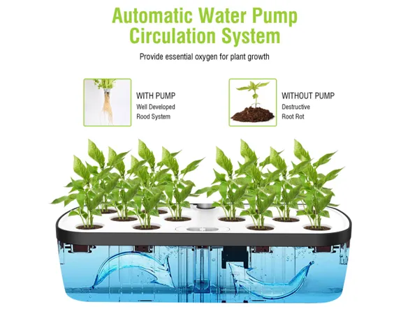 green light hydroponics