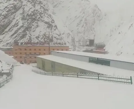 Our Thin Film Greenhouse Stands Tall Under the Extreme Snowstorm